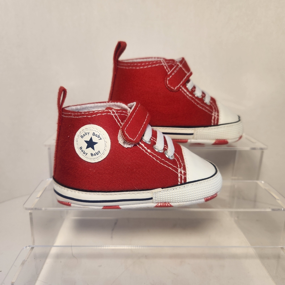 Baby Toddler Classic Canvas Baby Shoes Boy/Girl Soft Sole Size 2